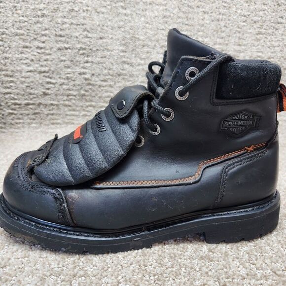 Harley Davidson Super Guard Steel Toe Boots Mens Size 8.5 Durable Waterproof main image 5